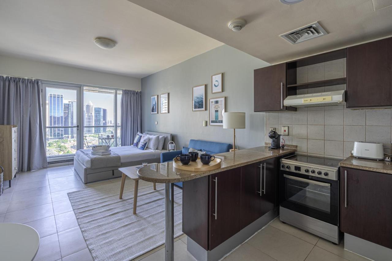 Higuests - Modern Studio With Incredible City Skyline View دبي المظهر الخارجي الصورة